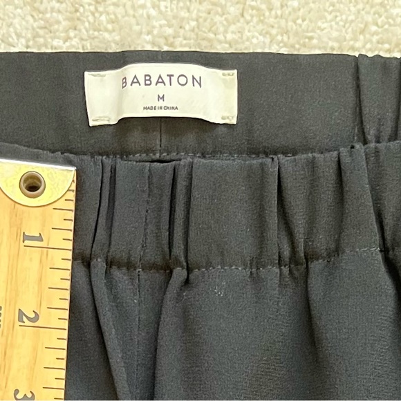 BABATON PULL ON CROPPED JOGGER PANTS SIZE MEDIUM MINIMALIST MODERN CHIC - Picture 4 of 9